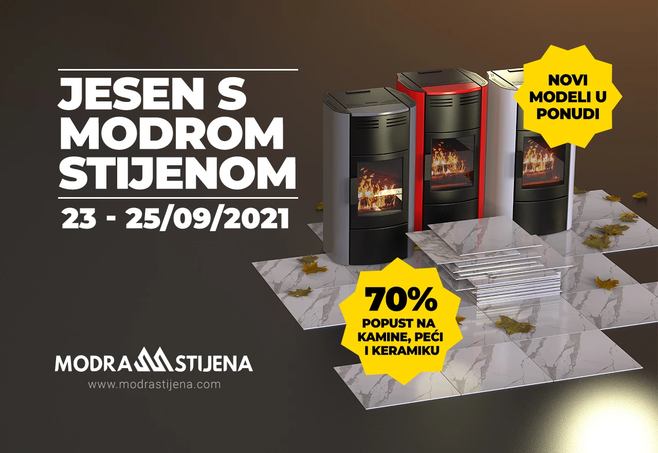 Zakoračimo u jesen s Modrom Stijenom i cijenama sniženim do 70%