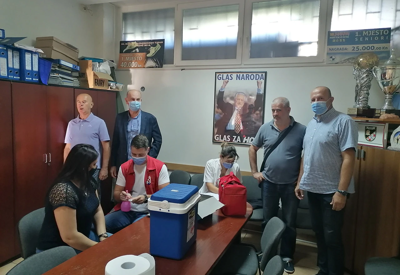 Mostar: Cijepljenje u Hvidri