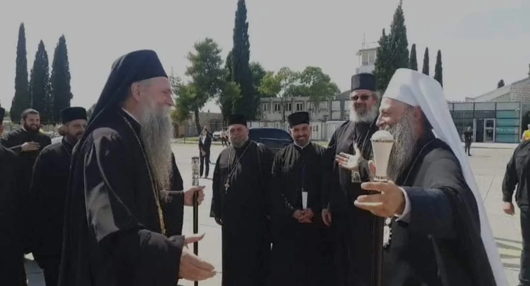 Patrijarh Porfirije stigao u Crnu Goru uoči ustoličenja mitropolita Joanikija