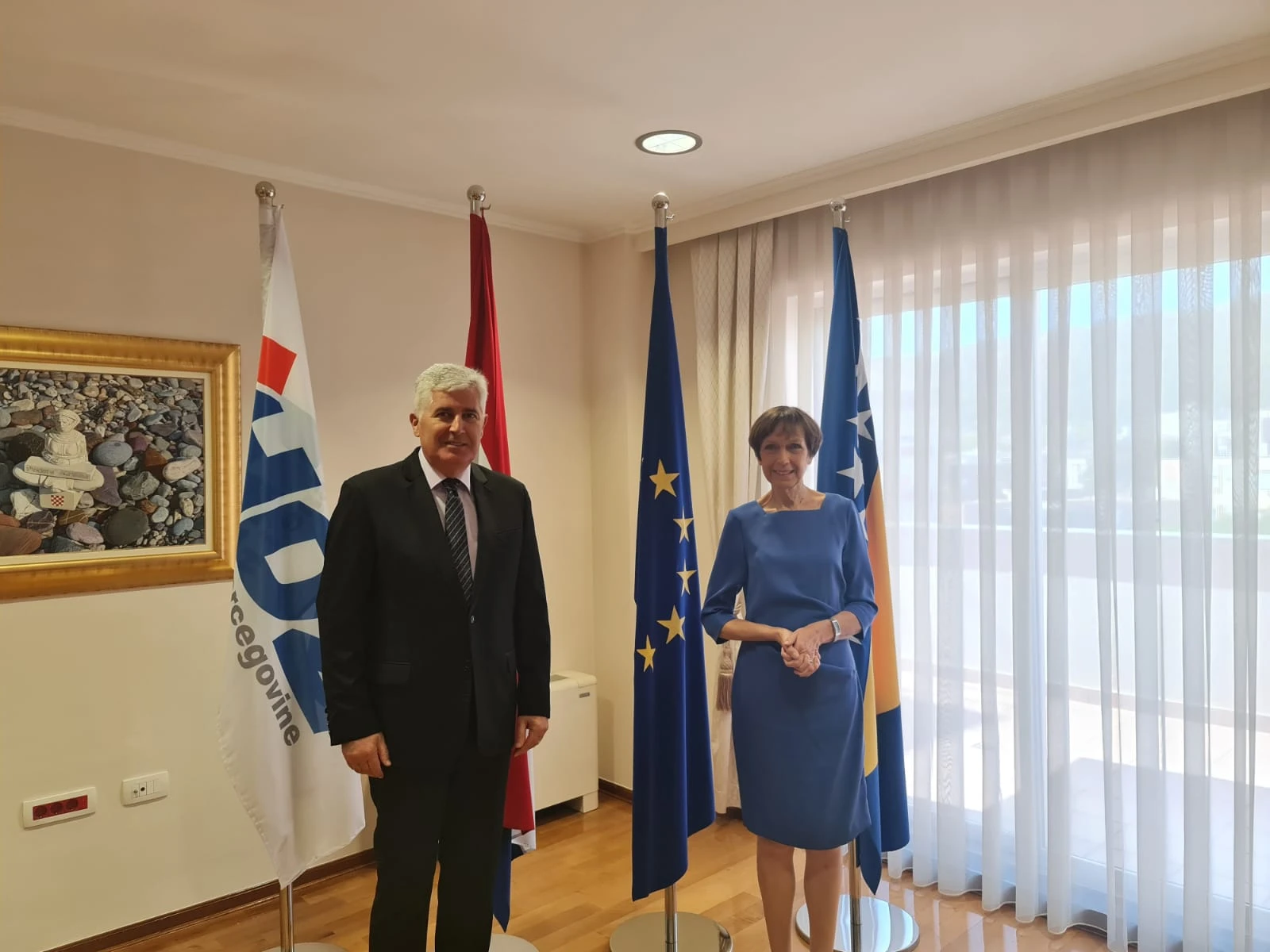 Čović s Njemicom o Izbornom zakonu
