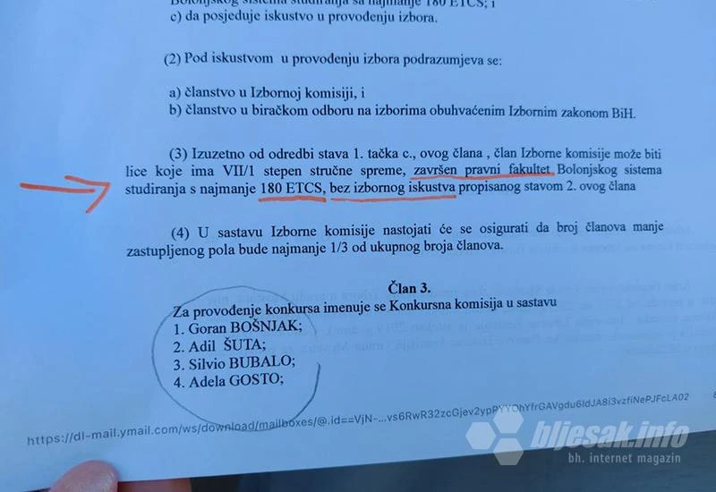 Baralija: Priprema se režija izbora