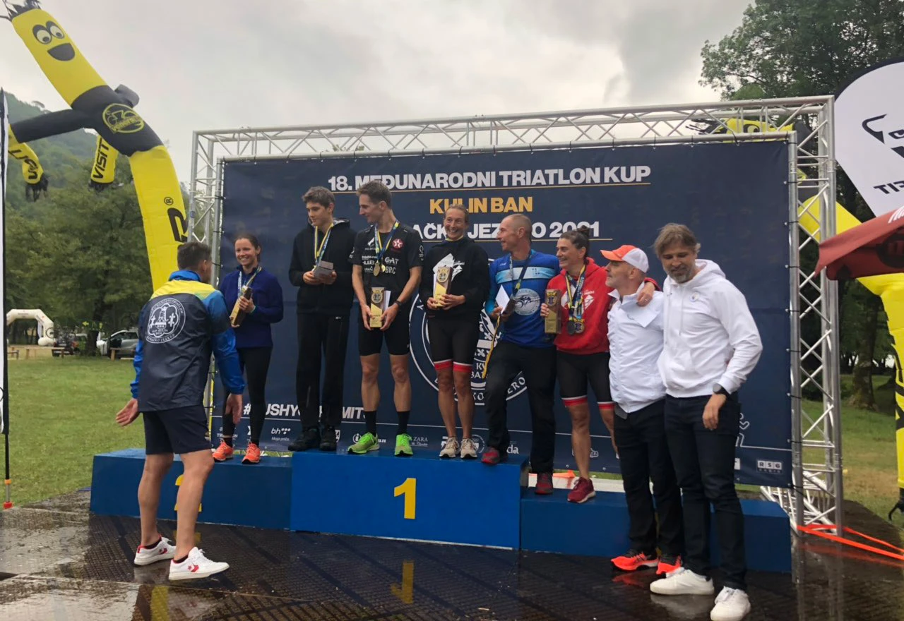 Ognjen Stojanović pobjednik triatlon Kupa Kulin Ban 2021