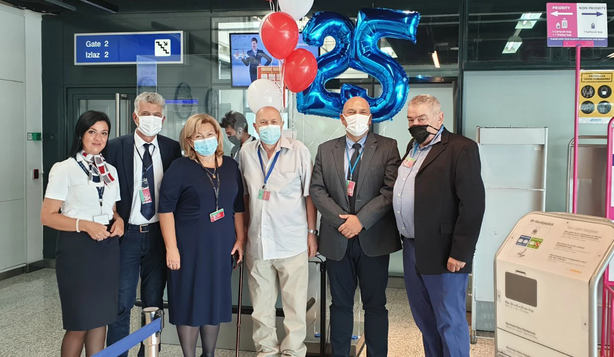 Croatia Airlines obilježila 25 godina letenja na liniji Zagreb – Sarajevo
