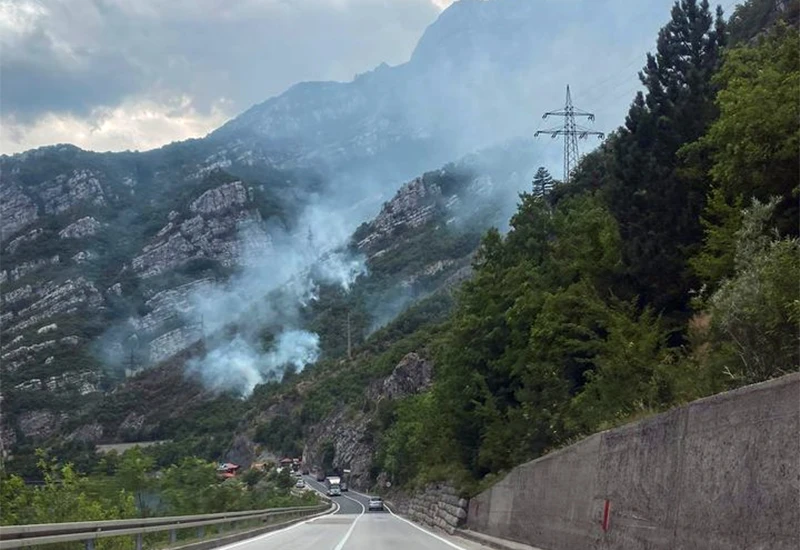 Ponovno gori nepristupačan teren u Jablanici; požar u Stocu i dalje aktivan