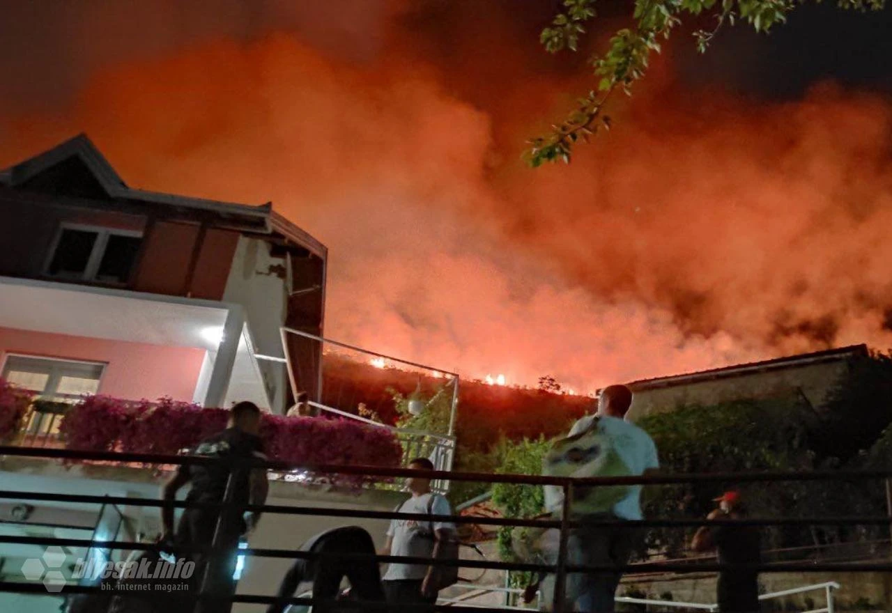 Požar u Malom Polju stvara probleme, vatra sve bliža kućama 