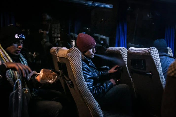 Mostar: Migrant oštetio autobus