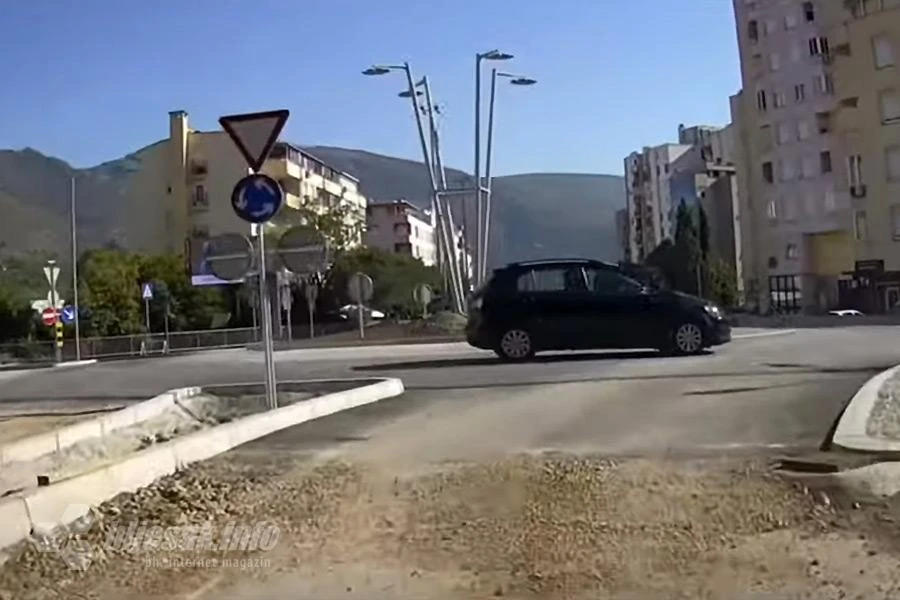 VIDEO | Pogledajte novi kružni tok u Mostaru