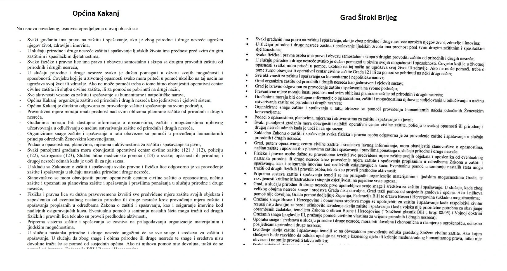 Široki Brijeg prepisao program od Kaknja