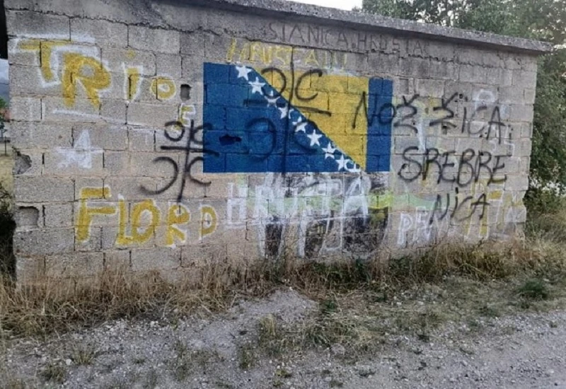 Poruka ''Nož, žica Srebrenica'' šokirala povratnike kod Nevesinja
