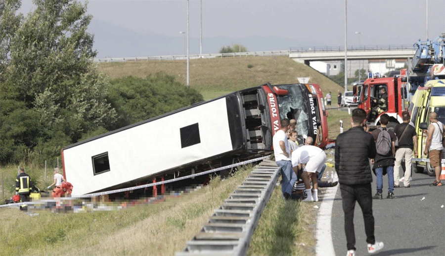 Uhićen vozač busa, priznao da je zaspao za upravljačem