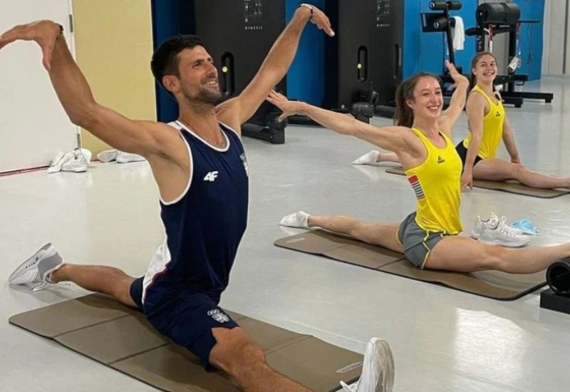 Đoković 'upao' na trening gimnastičarki
