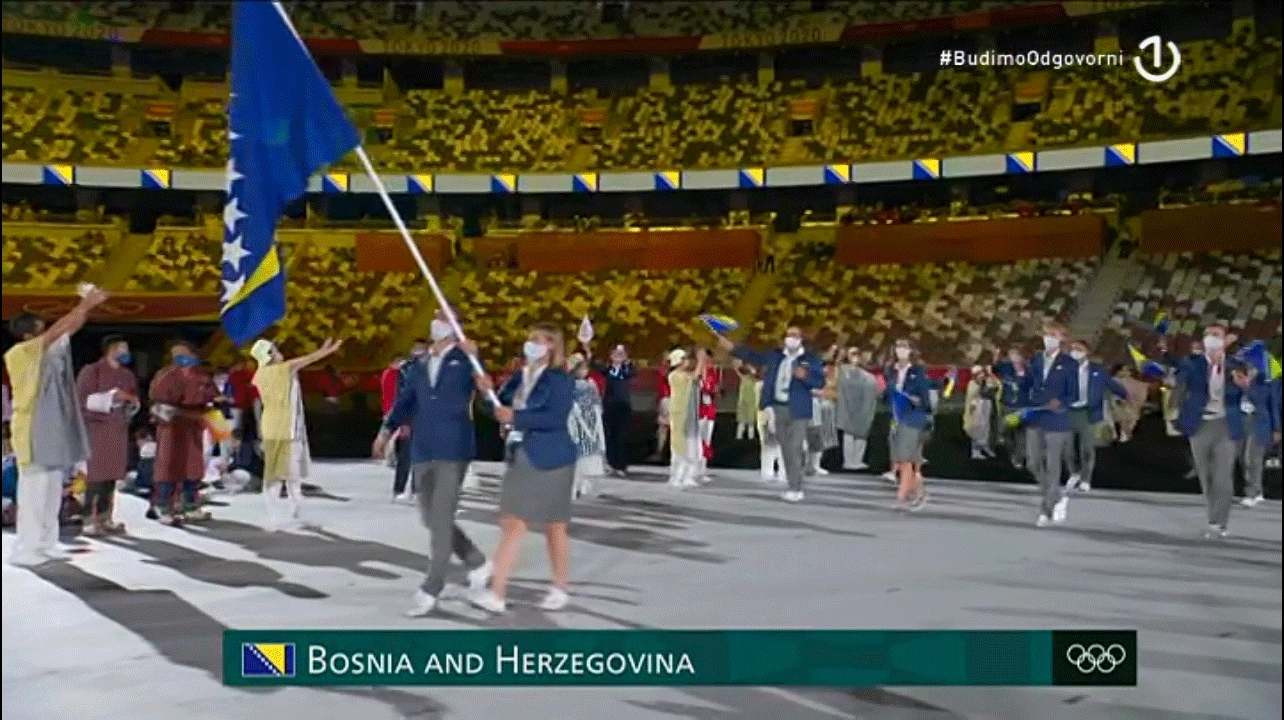 BIH zastava zavijorila u Tokiju