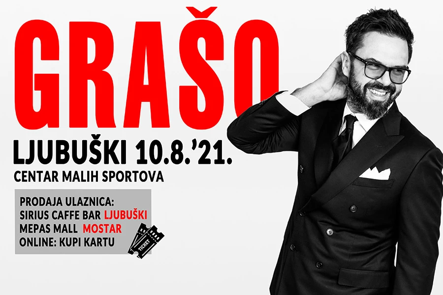 Petar Grašo stiže u Ljubuški!