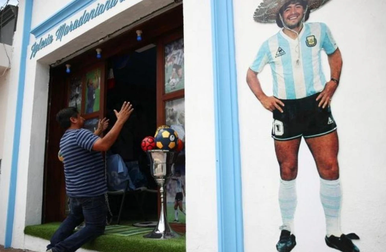"Maradonska" crkva otvorena u Meksiku: "Hvala ti Bože što nisam jedini lud"