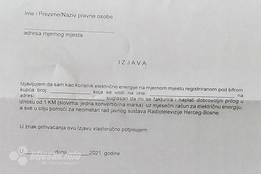 Stigao vam je upitnik uz račun za struju? Mnogi se čude!