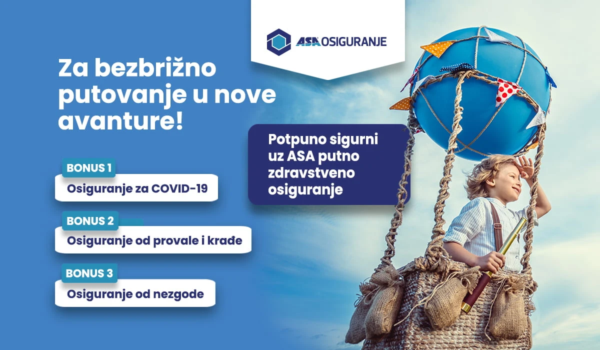 Putuj ponovo i potpuno sigurno uz ASA Osiguranje