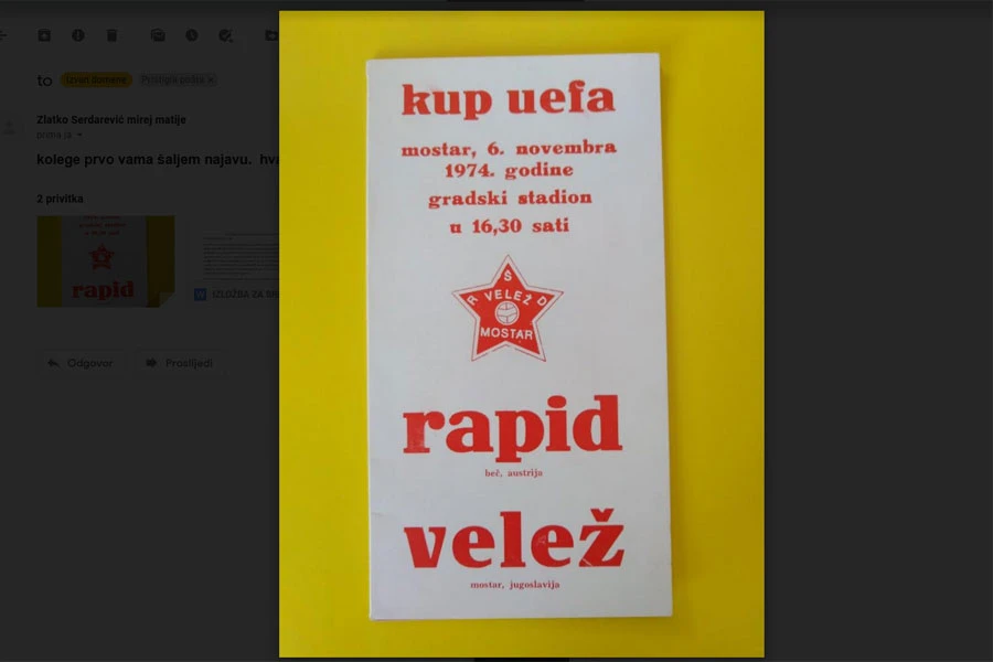 Izložba za sretan nastup Veleža u pretkolu Konferencijske lige