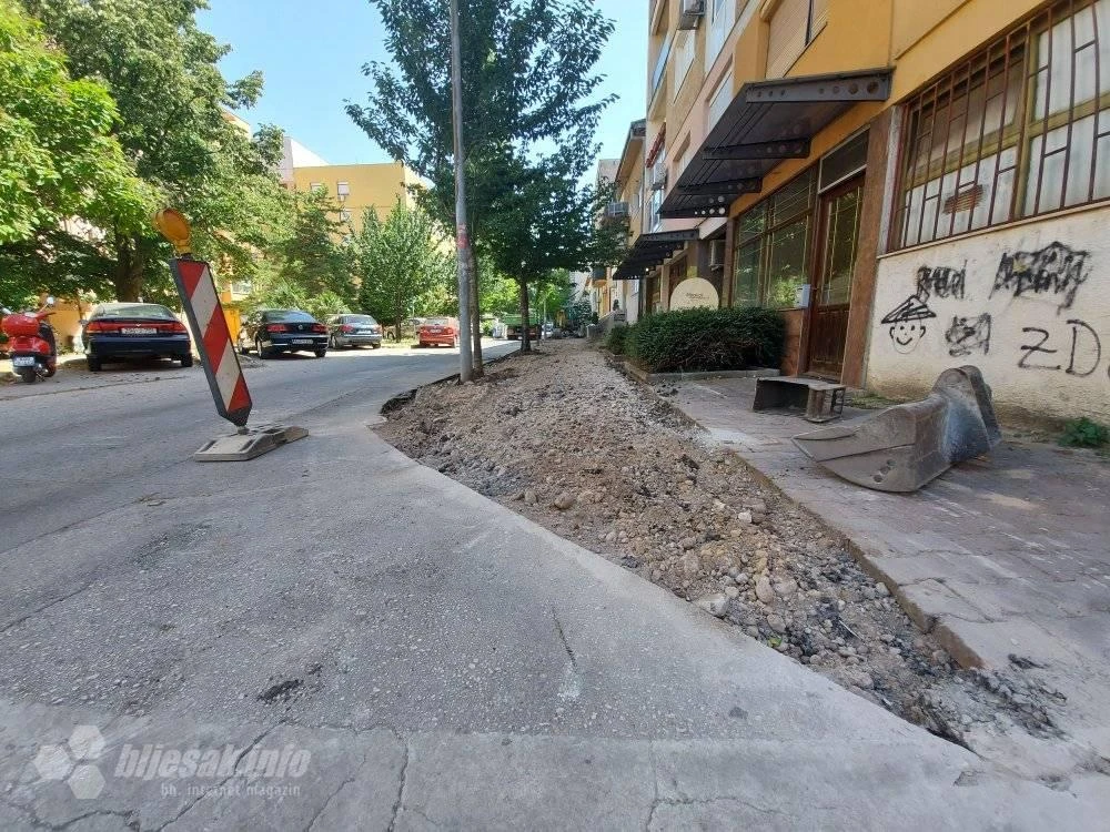 Rekonstruira se još jedan pločnik u Zagrebačkoj
