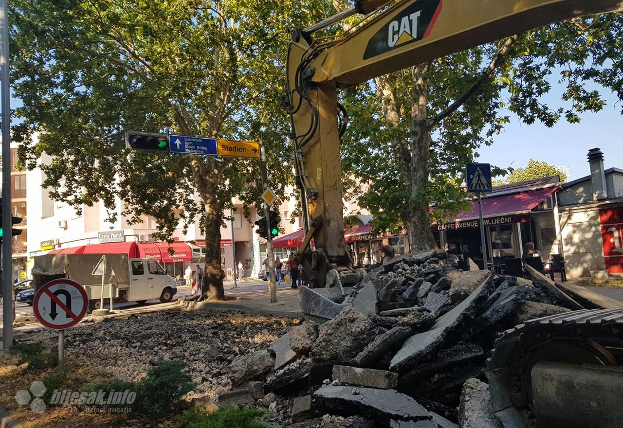 Nastavljaju se radovi na Aveniji, prometovanje će biti otežano