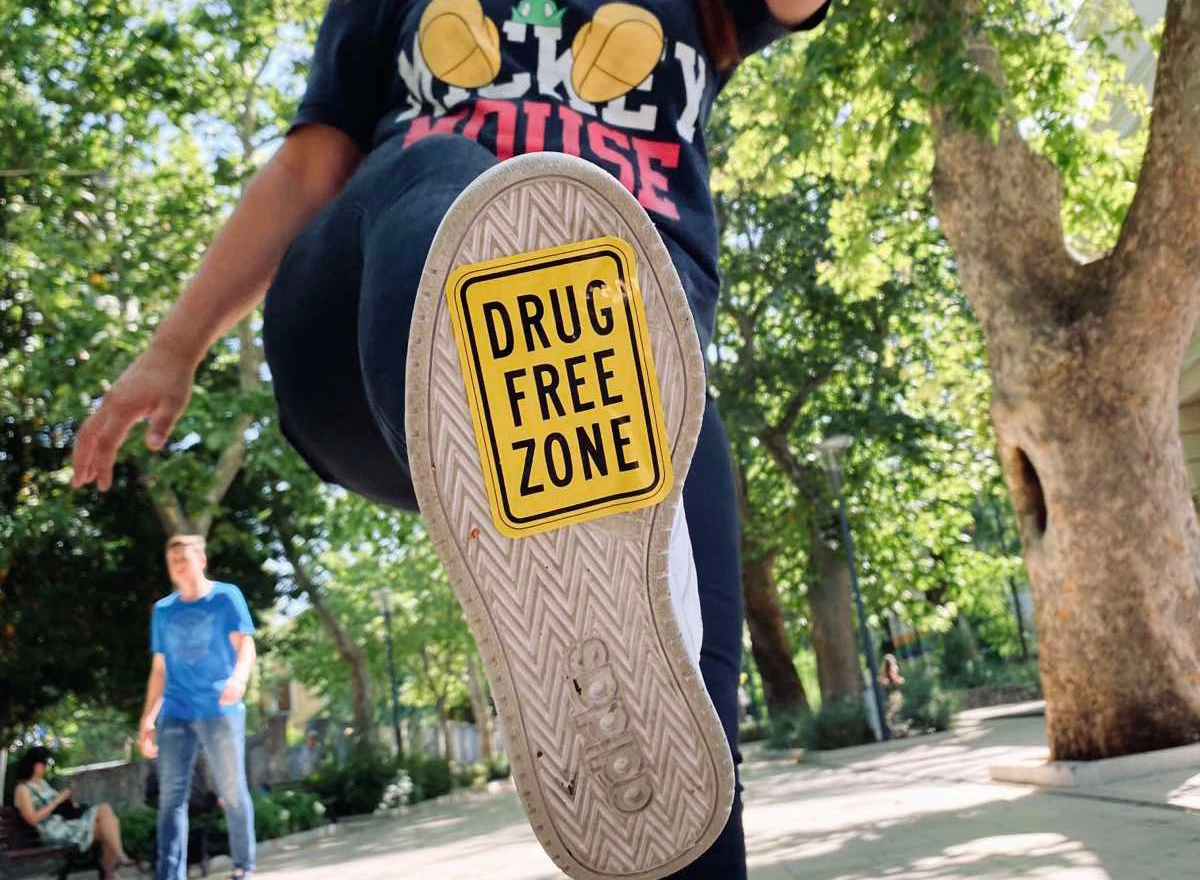 Akcija u Mostaru - Drug free zone