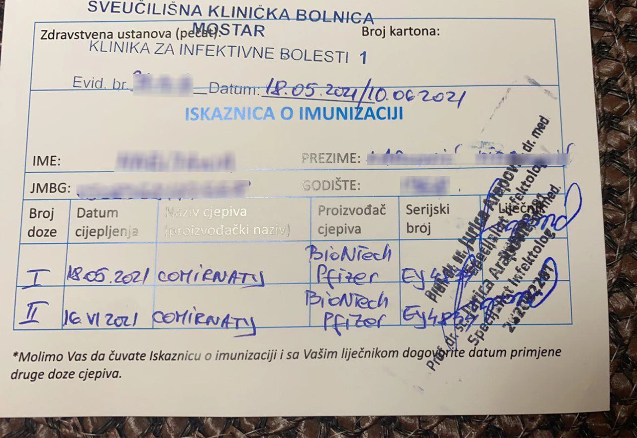 Bh. građani i u jogurt pušu: Moraju li serijski brojevi s cjepiva biti različiti?