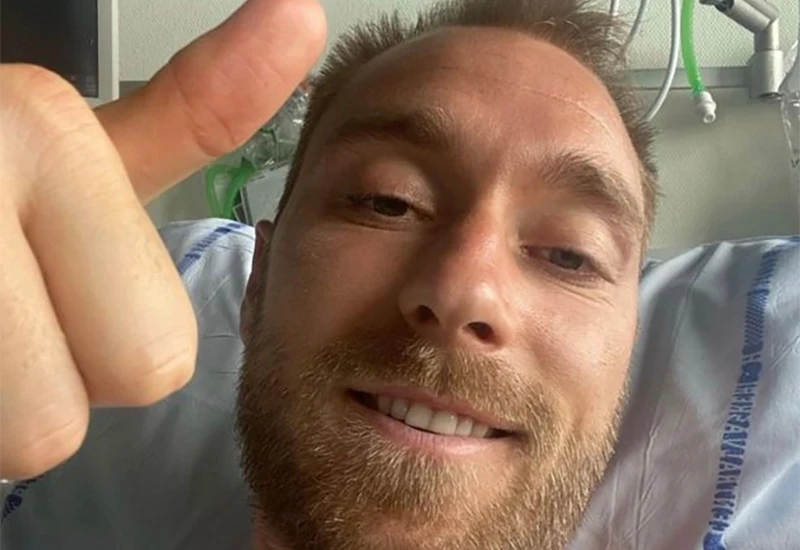 Eriksen poslao poruku iz bolnice: Hvala svima, dobro sam!