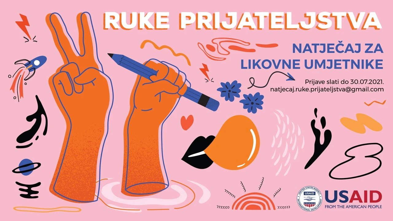 Otvoren natječaj „Ruke prijateljstva“ za mlade likovne umjetnike i umjetnice u BiH
