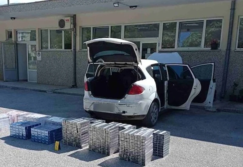 'Štit 2021': Zaplijenjene cigarete na području Gacka