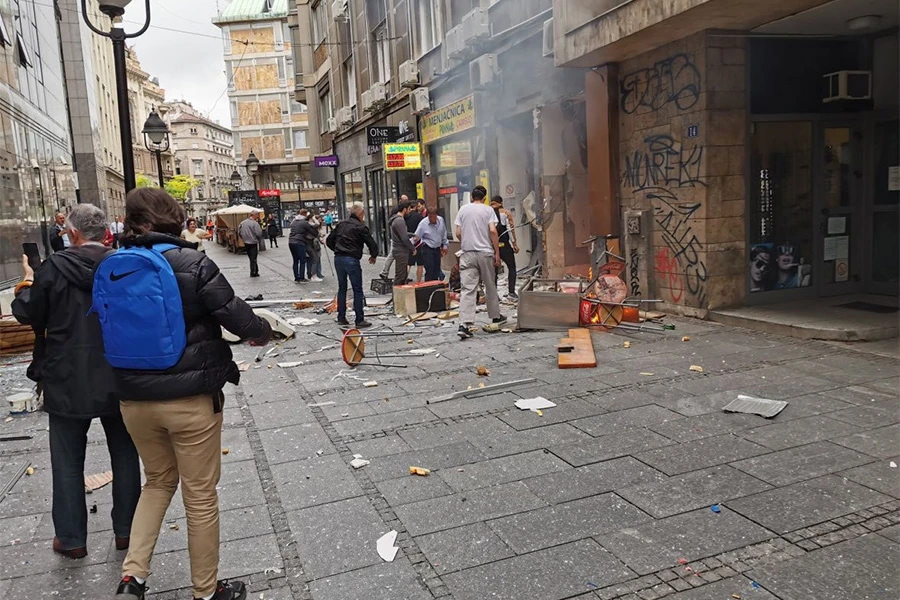 U eksploziji plinske boce u središtu Beograda ozlijeđeno pet osoba