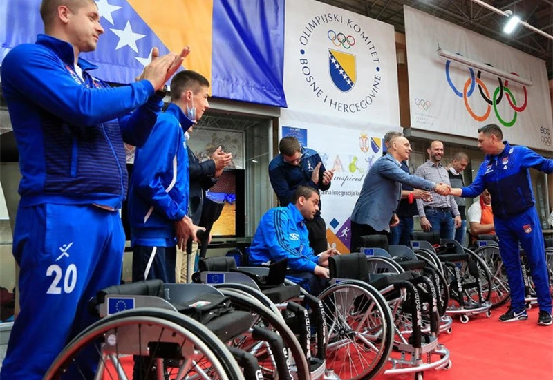 U Mostaru cijepljeni članovi paraolimpijskog tima BiH