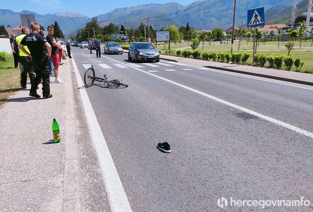 Prometna u Vrapčićima: Biciklist teško ozlijeđen