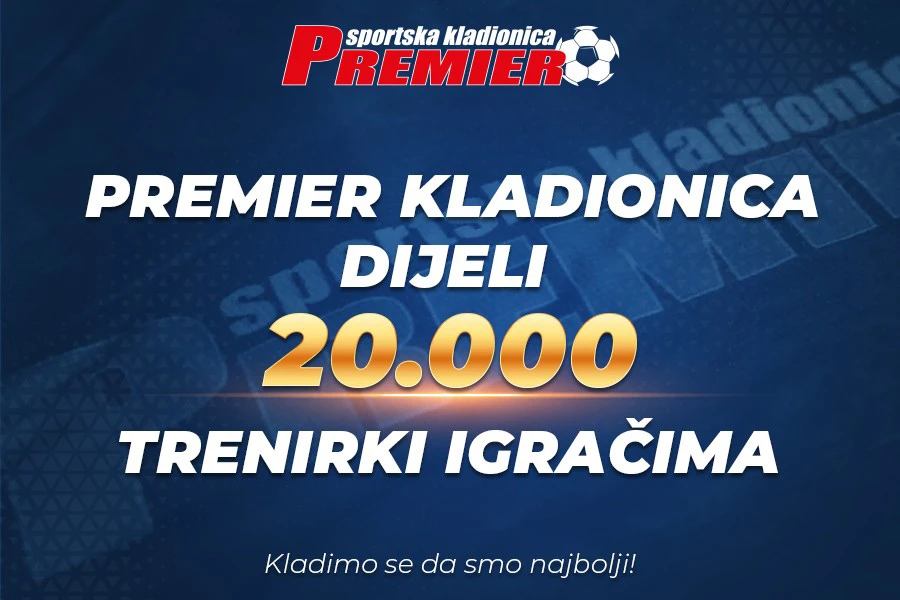 Premier kladionica dijeli 20.000 trenirki igračima