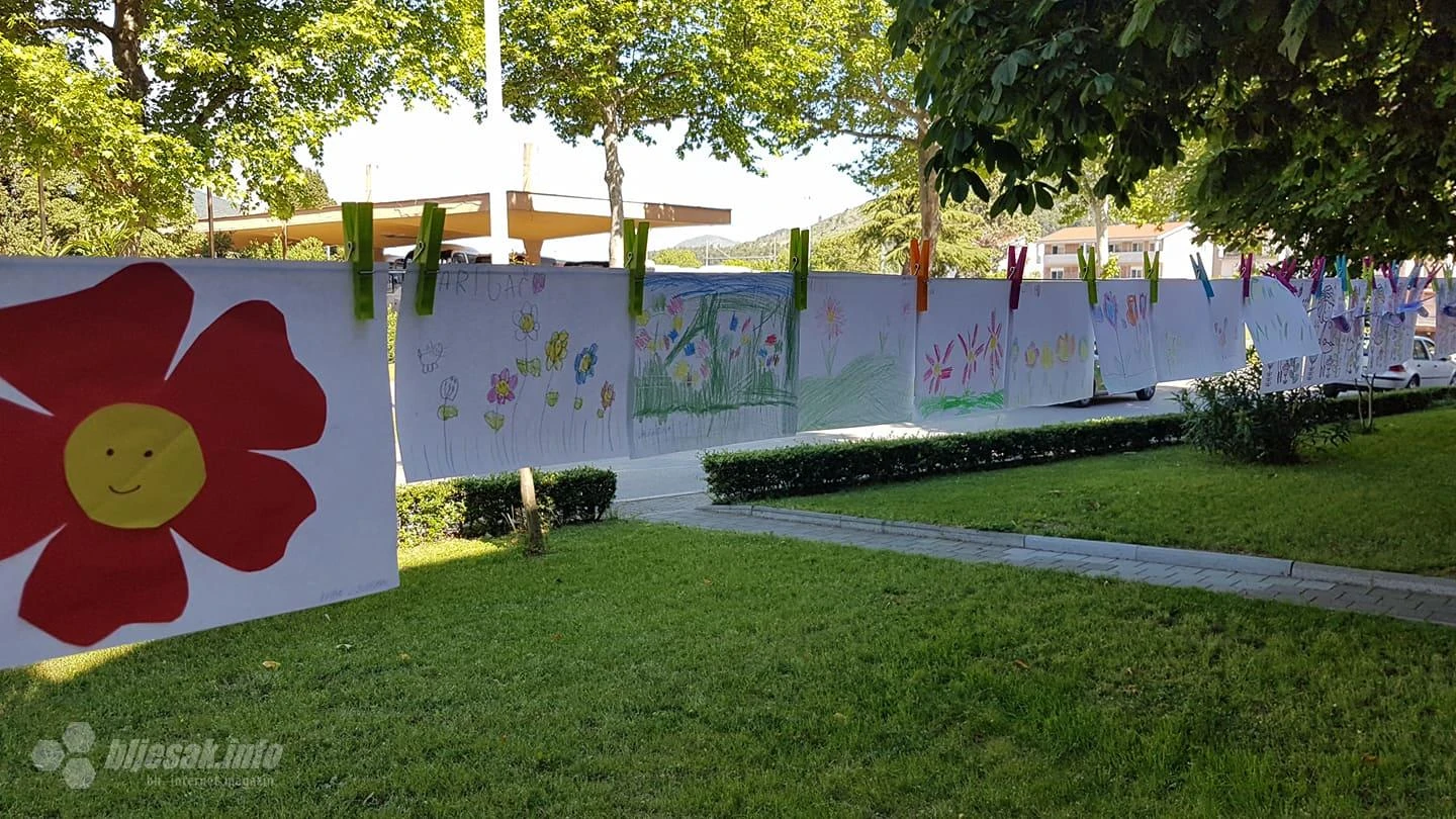 Čapljinski mališani crtežima pokazali kako vole svoj grad