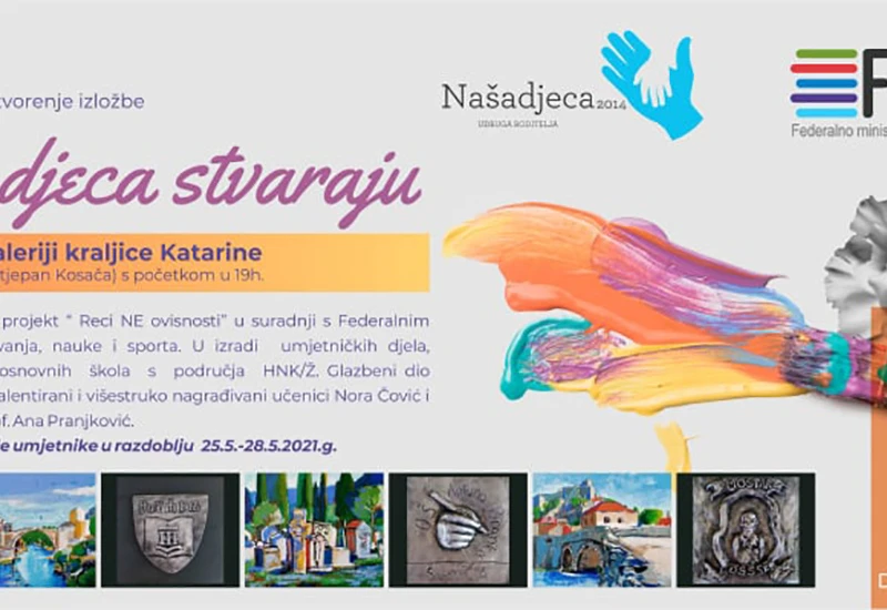 Učenici 18 osnovnih škola HNŽ-a predstavljaju zajedničku izložbu 