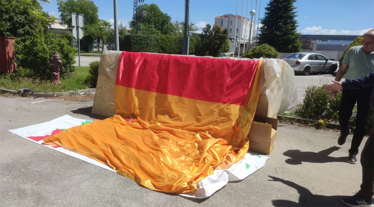 Ljubušaci napravili najveću zastavu Crne Gore na svijetu