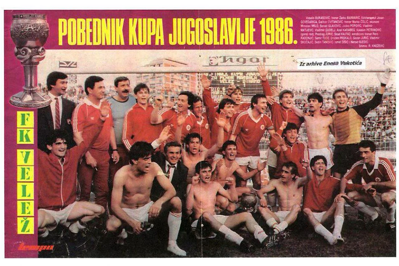 Prije 35 godina Velež je osvojio povijesni trofej 