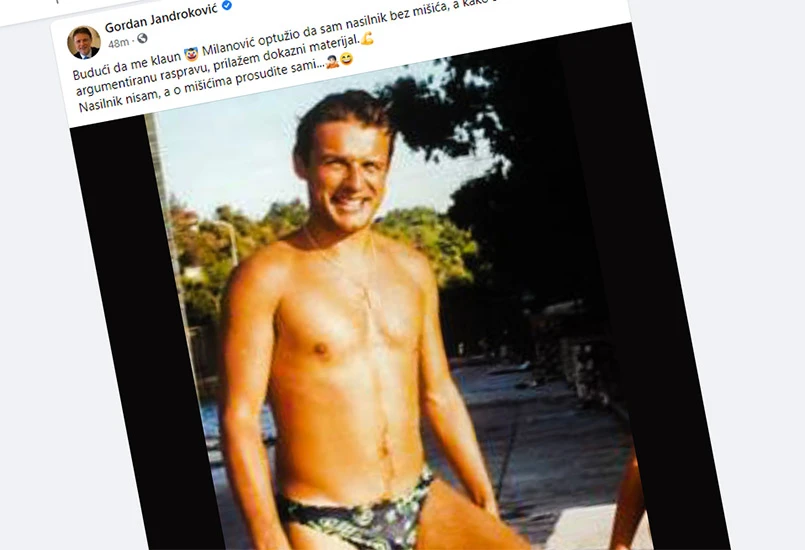 Cirkus u hrvatskoj politici: Slika u kupaćem radi pokazivanja mišića