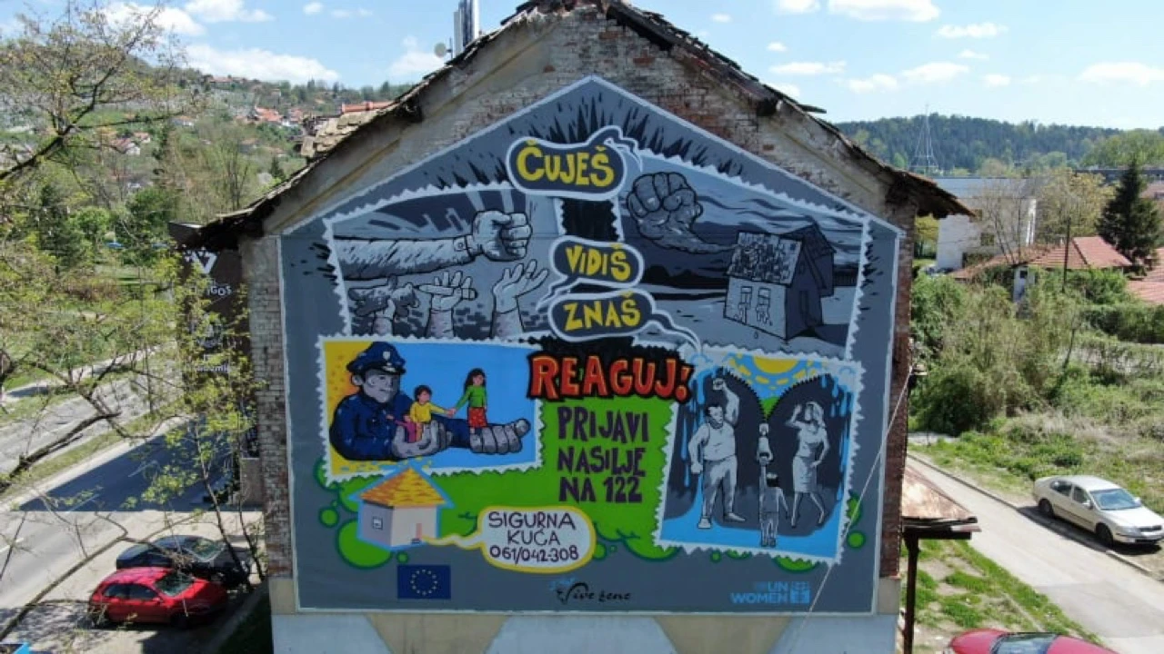 Prvi mural posvećen žrtvama nasilja u obitelji
