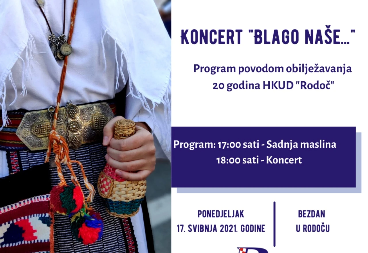 Dođite na proslavu! - HKUD "Rodoč" obilježava 20 godina