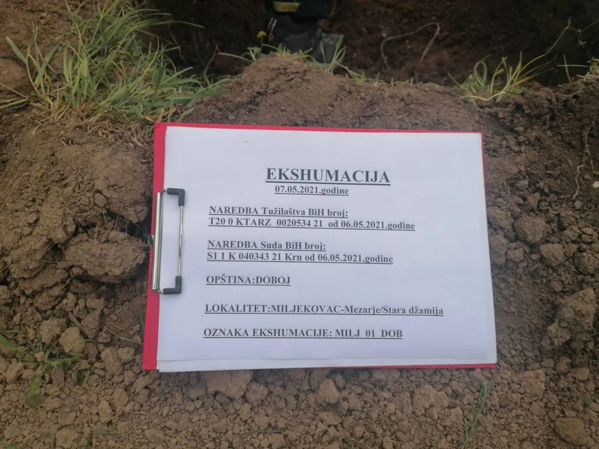 Ekshumacija: Pronađen ljudski skelet
