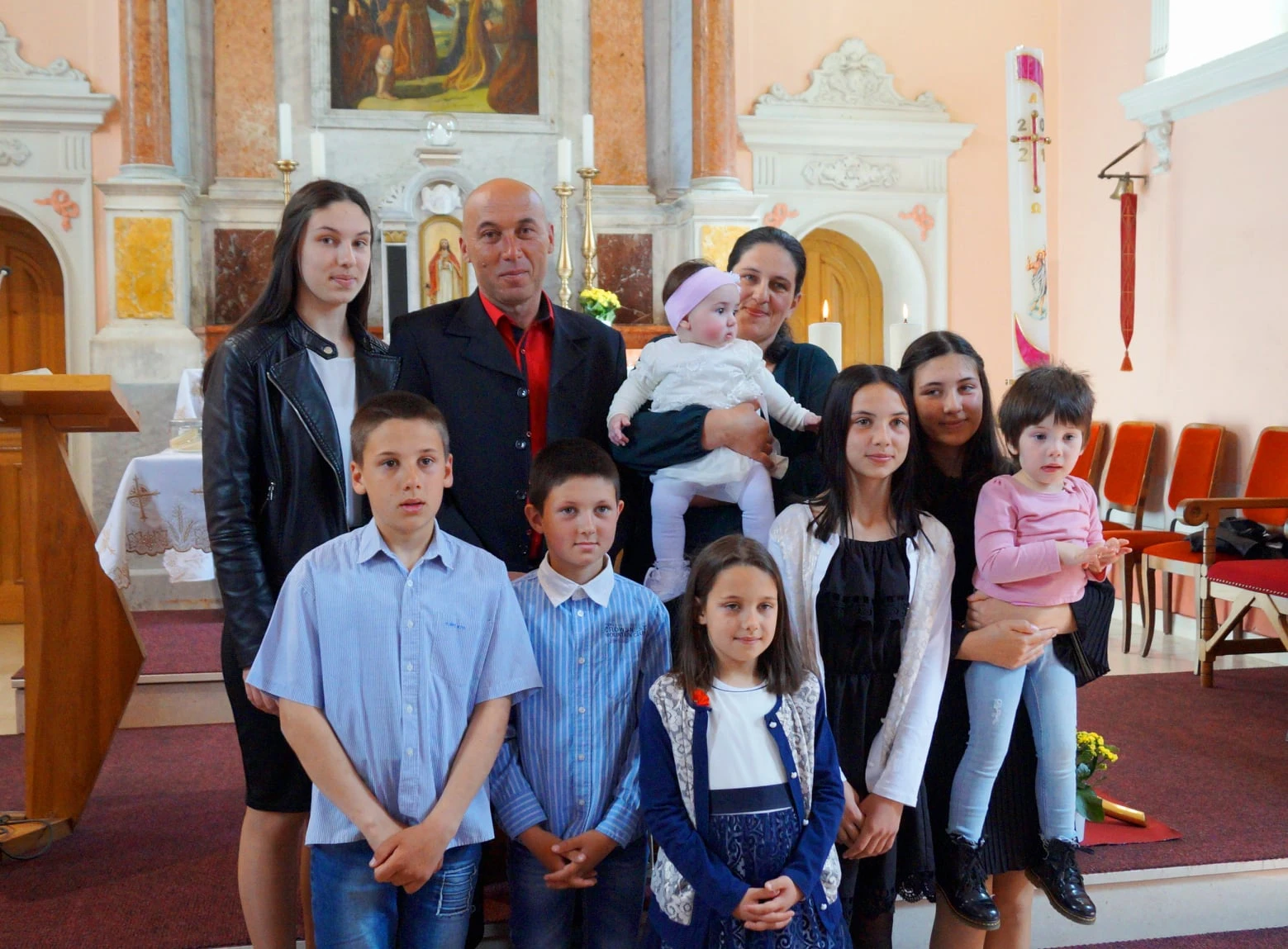 Krštena Katarina: Novi član u najmnogobrojnijoj obitelji u župi Livno