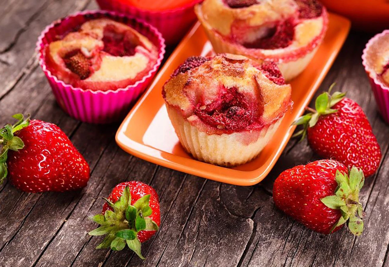Recept za najljupkije muffine s jagodama