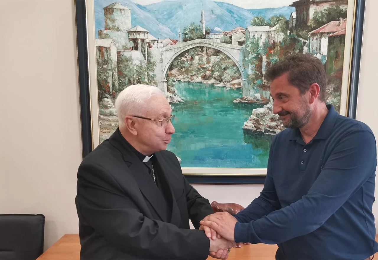Pezzuto s Kordićem razgovarao o budućnosti mladih u Mostaru