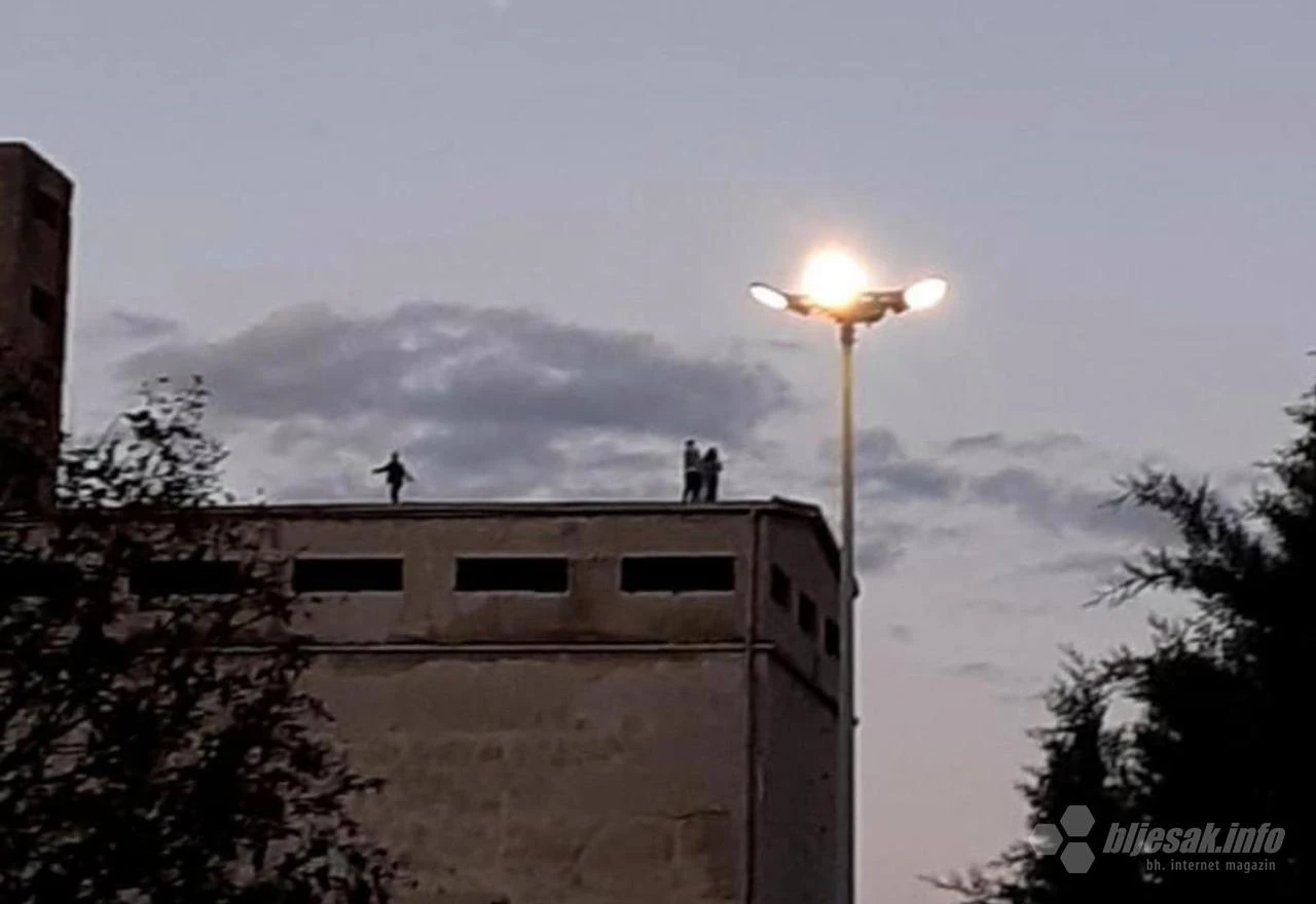 Mostar: Dječja 'igra' na rubu silosa
