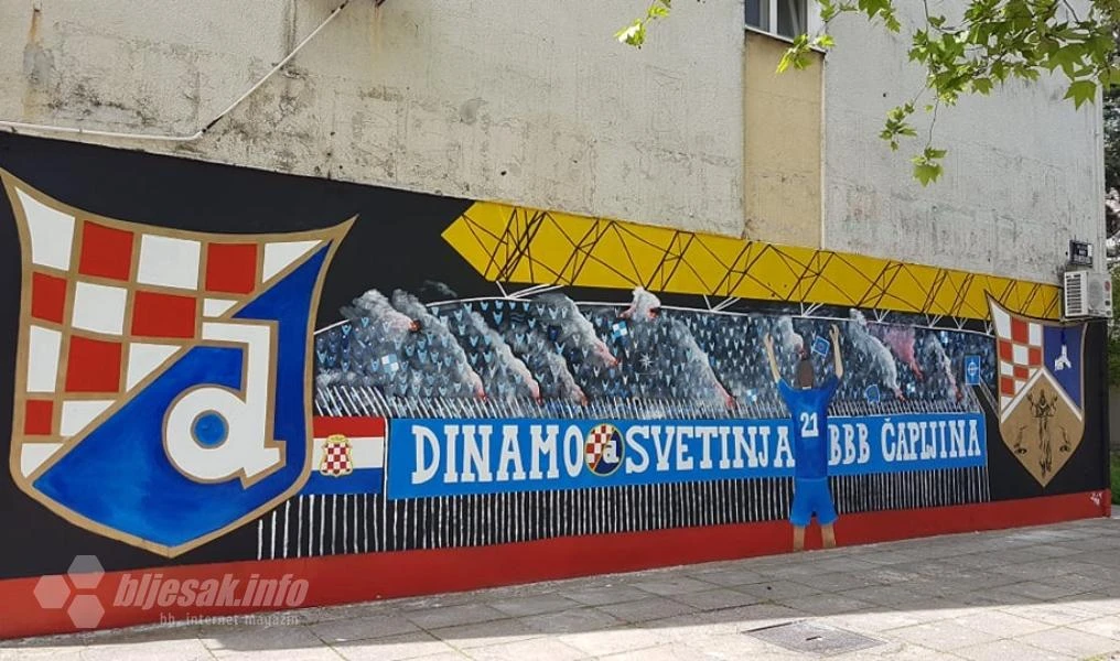 Čapljina dobila novi mural Bad Blue Boysa