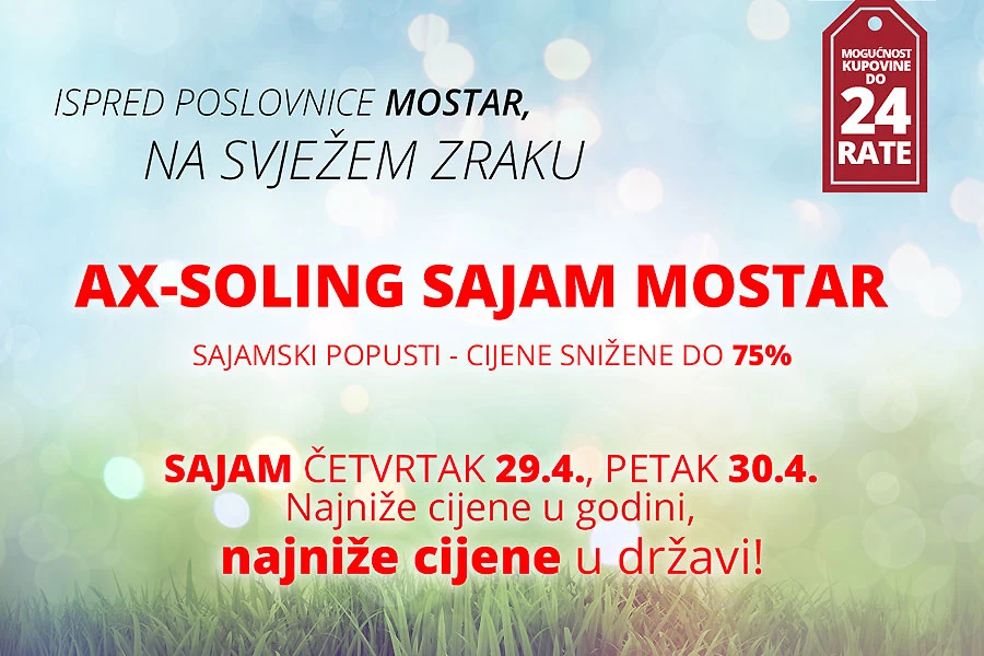 AX-Soling: Dva dana najnižih cijena u državi