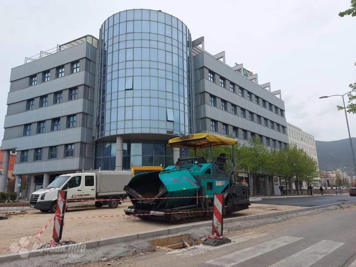 Prvi metri asfalta na novoj magistrali kroz Mostar