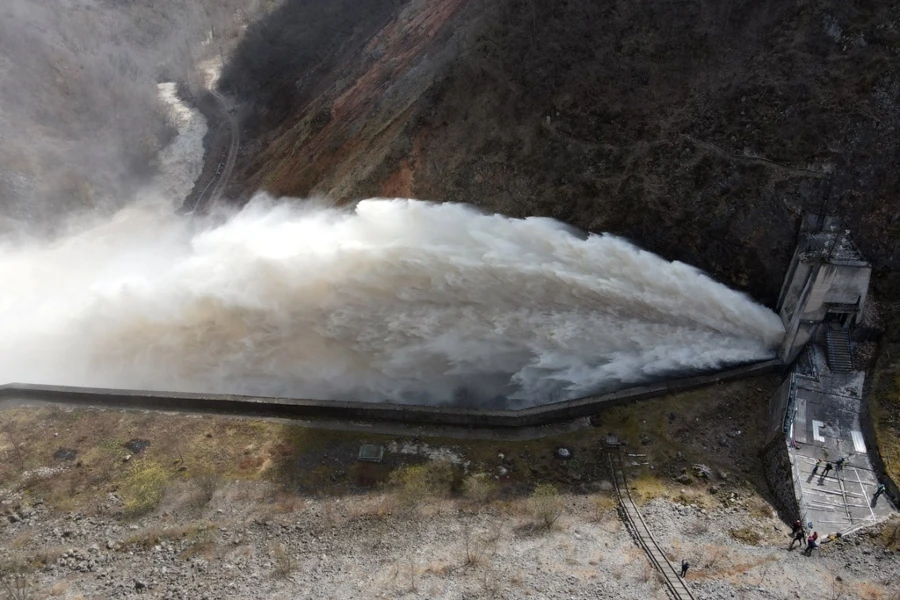 VIDEO Proba temeljnog ispusta brane HE Rama
