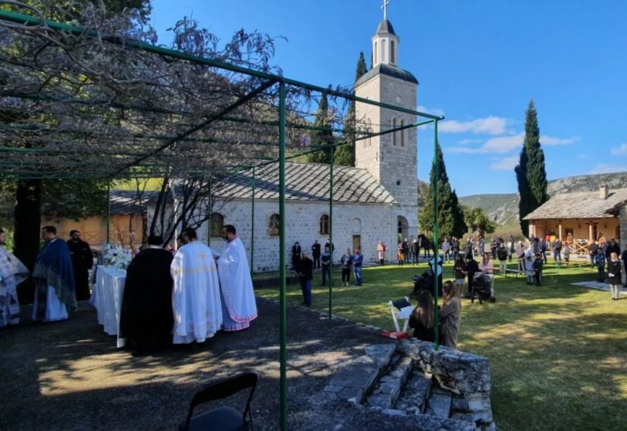 Manastir Žitomislići proslavio slavu: "Molimo Boga za cijepljenje"