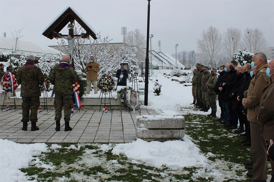 Obilježena 16. obljetnica 1. gardijske pukovnije OS BiH i 29. obljetnica HVO-a